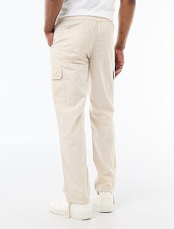 Pantalon multipoche regular fit