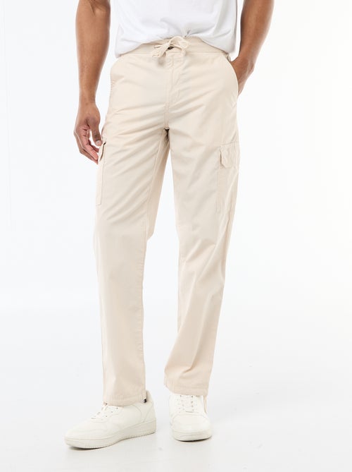 Pantalon multipoche regular fit - Kiabi
