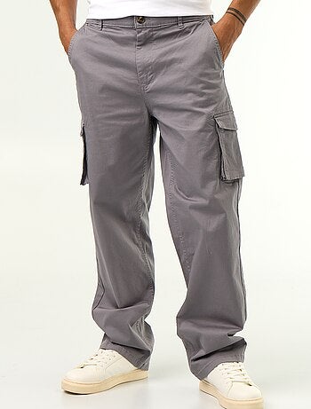 Pantalon multipoche regular fit