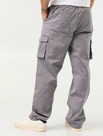 Pantalon multipoche regular fit