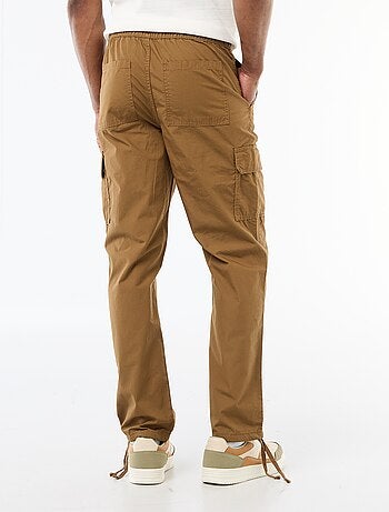 Pantalon multipoche regular fit