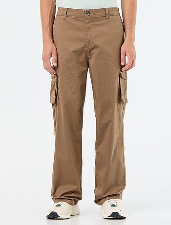 Pantalon multipoche regular fit