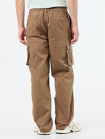 Pantalon multipoche regular fit