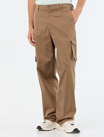 Pantalon multipoche regular fit
