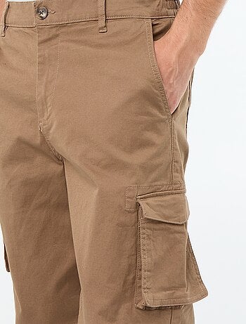 Pantalon multipoche regular fit