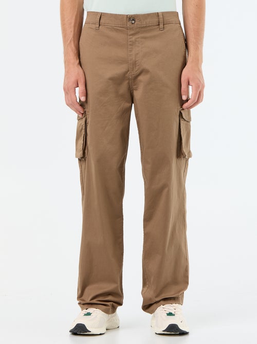 Pantalon multipoche regular fit - Kiabi