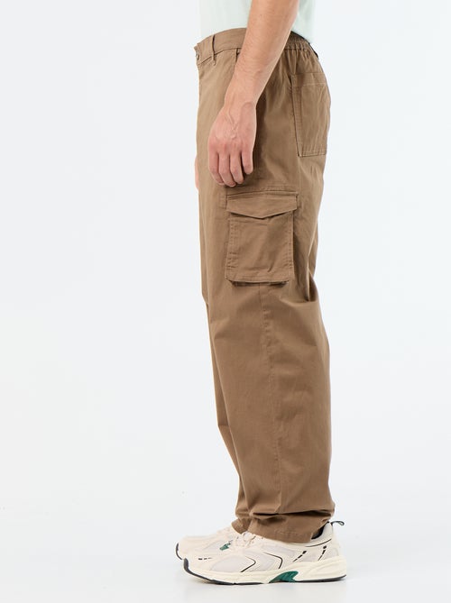Pantalon multipoche regular fit - Kiabi