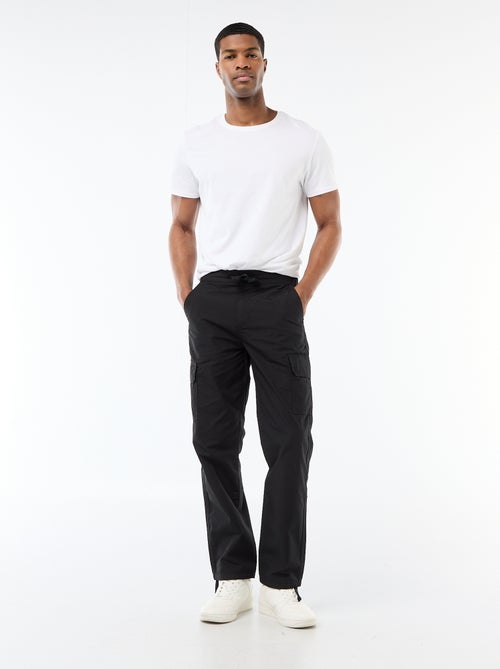 Pantalon multipoche regular fit - Kiabi