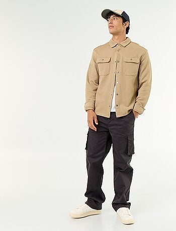 Pantalon multipoche regular fit
