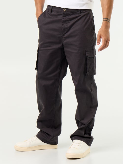 Pantalon multipoche regular fit - Kiabi