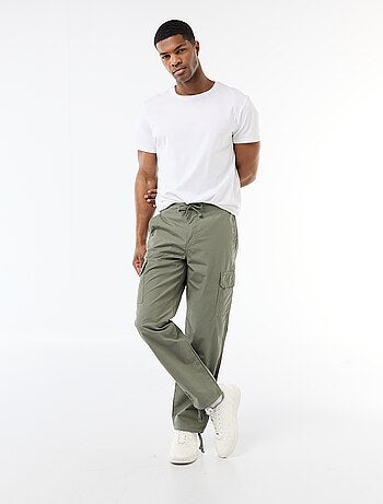 Pantalon multipoche regular fit