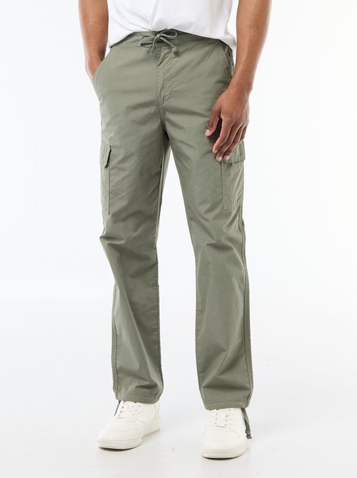 Pantalon multipoche regular fit - Kiabi