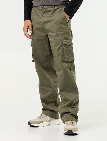 Pantalon multipoche regular fit