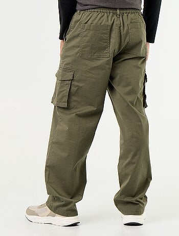 Pantalon multipoche regular fit