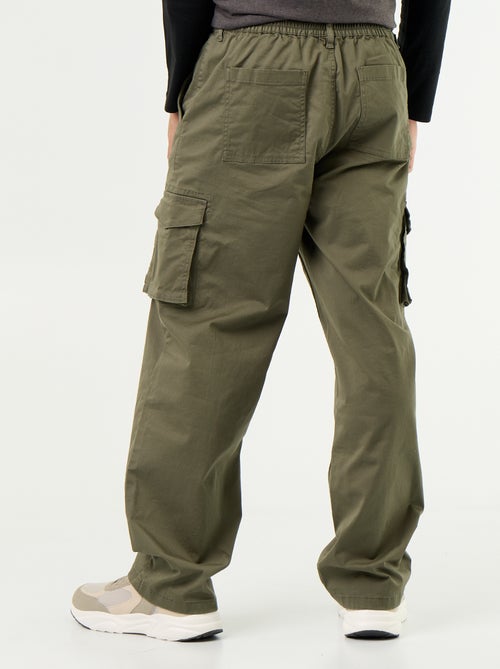 Pantalon multipoche regular fit - Kiabi