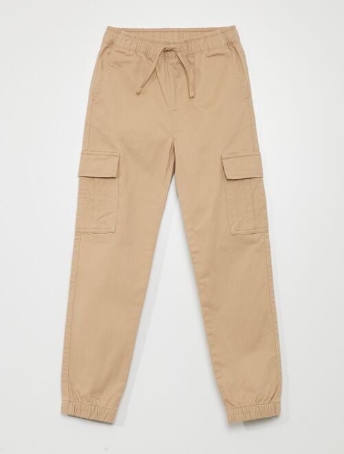 Pantalon multipoches - Coupe + ajustée - Kiabi