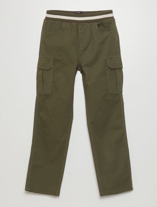 Pantalon cargo garçon online kiabi