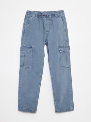 Pantalon multipoches avec ceinture élastiquée