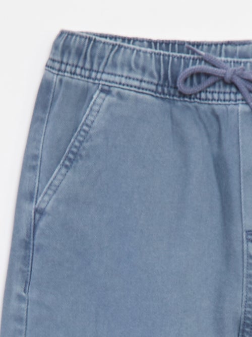 Pantalon multipoches avec ceinture élastiquée - Kiabi