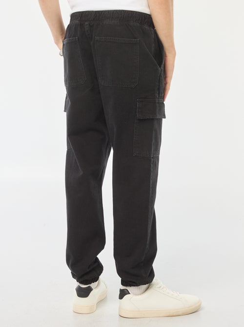 Pantalon multipoches avec ceinture élastiquée - Kiabi