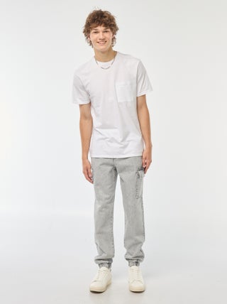 Pantalon multipoches avec ceinture élastiquée