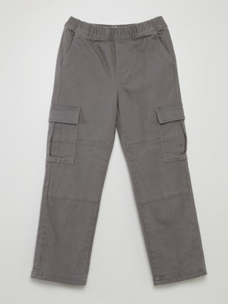 Pantalon multipoches avec doublure intérieure