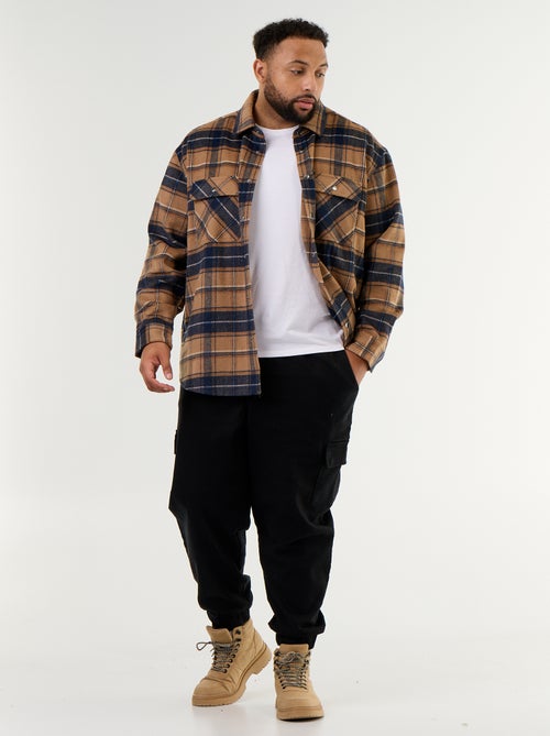 Pantalon multipoches avec taille élastiquée - Kiabi Pantalon multipoches avec taille élastiquée - Kiabi