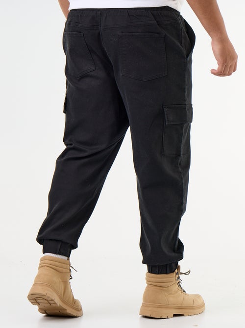 Pantalon multipoches avec taille élastiquée - Kiabi Pantalon multipoches avec taille élastiquée - Kiabi