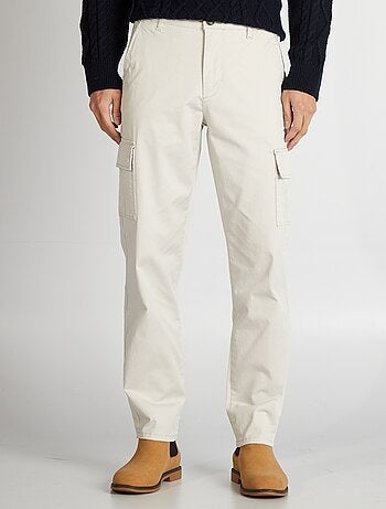 Pantalon multipoches coupe droite