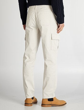 Pantalon multipoches coupe droite