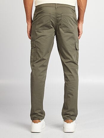 Pantalon multipoches coupe droite