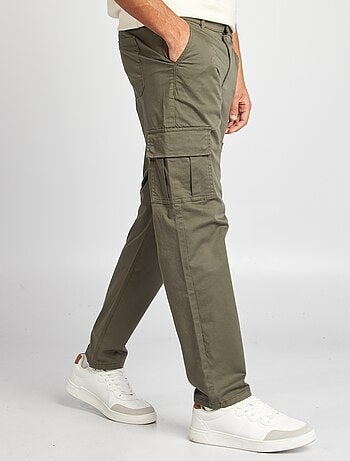 Pantalon multipoches coupe droite