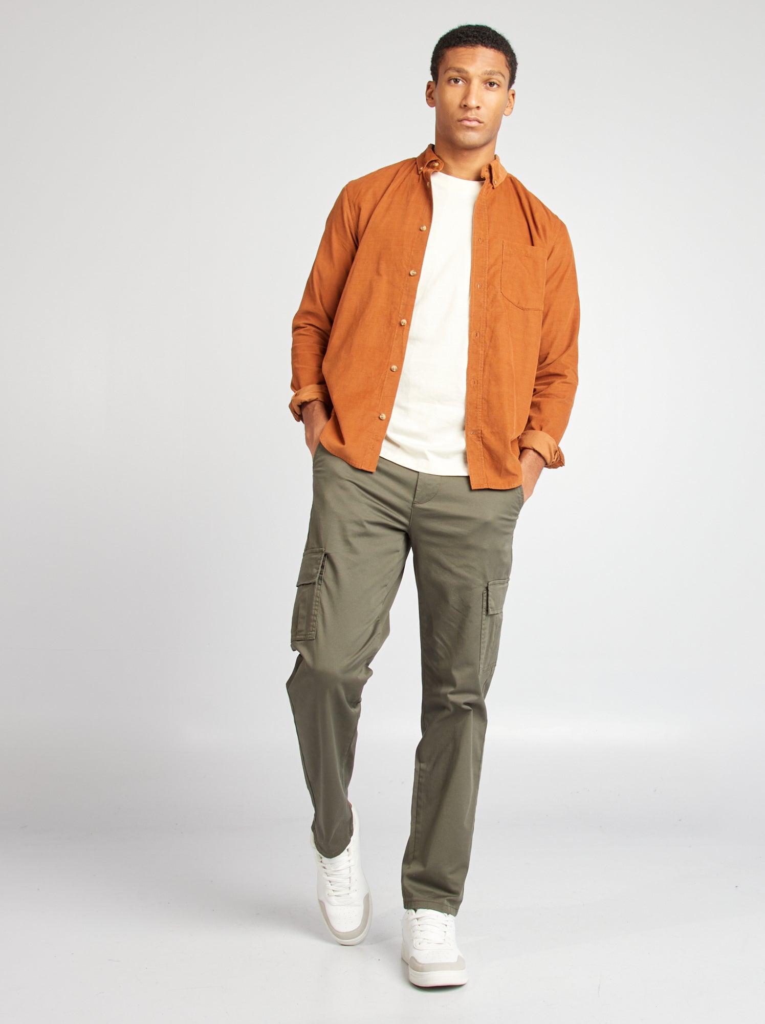 camel active Pantalon Houston en Coton, Coupe Droite Homme