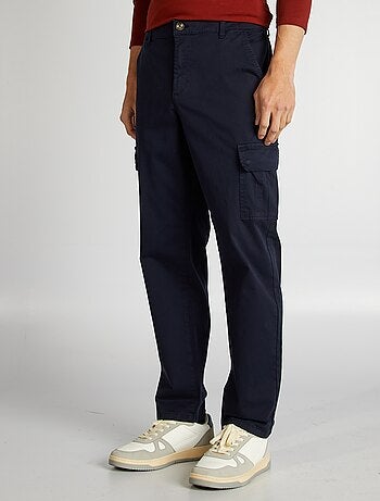 Pantalon multipoches coupe droite