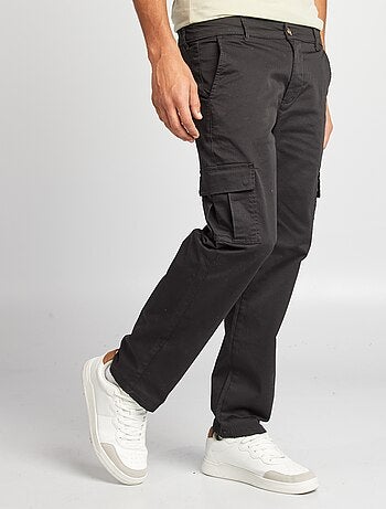Pantalon multipoches coupe droite