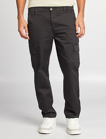 Pantalon multipoches coupe droite