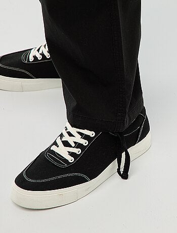 Pantalon multipoches coupe droite / regular fit