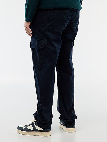 Pantalon multipoches uni