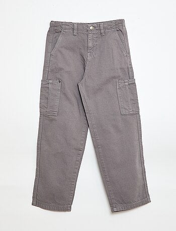 Pantalon multipoches uni