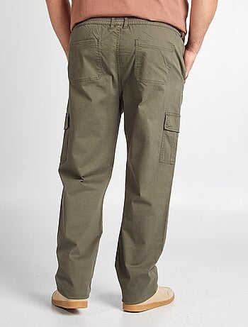 Pantalon multipoches uni