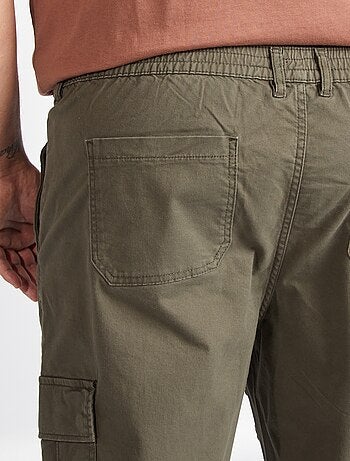 Pantalon multipoches uni