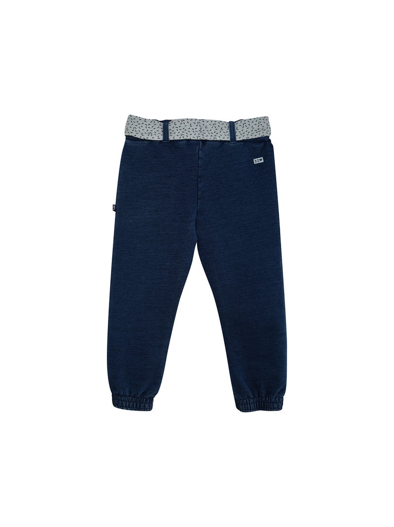 PANTALON MYRIAM MOLLETON ENFANT Bleu - Kiabi