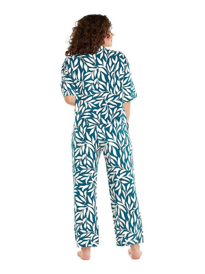 Pantalon NANAYA - Camille Cerf & Pomm'Poire Bleu - Kiabi