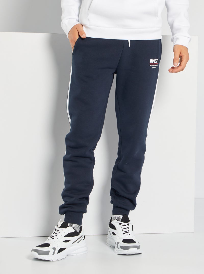 Pantalon 'NASA' marine - Kiabi