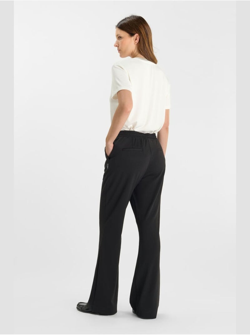 Pantalon NATASH flare 'Le Temps Des Cerises' Noir - Kiabi