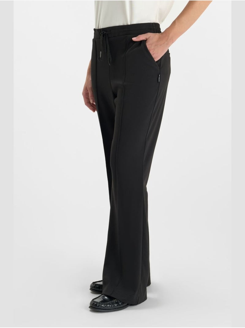 Pantalon NATASH flare 'Le Temps Des Cerises' Noir - Kiabi