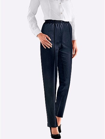 Pantalon Nervures Affinantes - Taille Courte - Moda Vilona