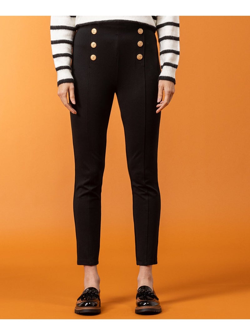 Pantalon noir 7/8ème Femme - Terre de Marins Bleu - Kiabi