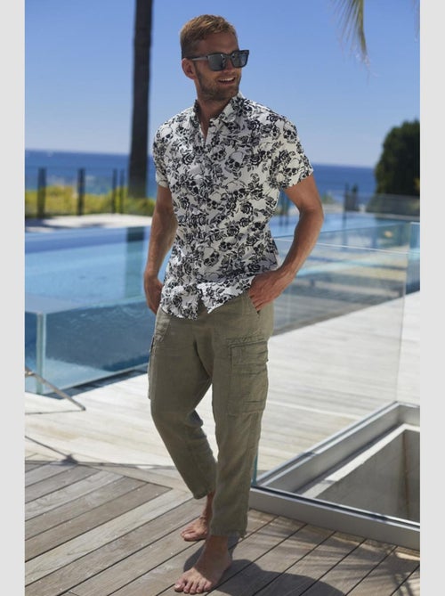 Pantalon ODDO cargo 'Le Temps Des Cerises' - Kiabi