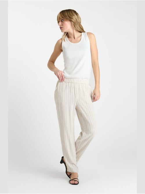 Pantalon oliver droite 'le temps des cerises' - Kiabi Pantalon oliver droite 'le temps des cerises' - Kiabi